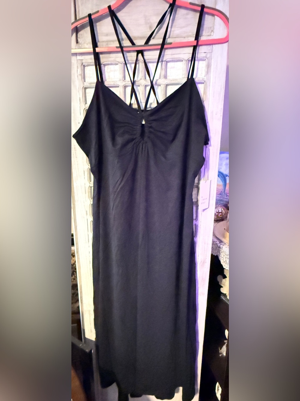 ✨ NWT A New Day Black Long Flowy Dress XXL Strappy ✨